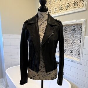 Joie Black Leather Jacket
